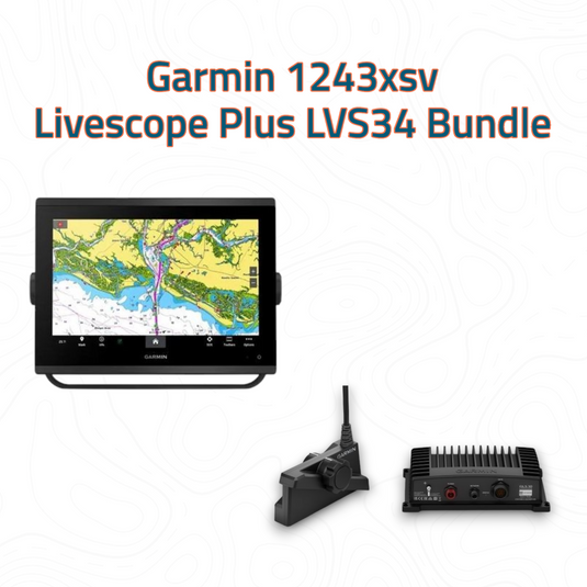 Garmin GPSMAP 1243xsv and Livescope Plus LVS34 Bundle