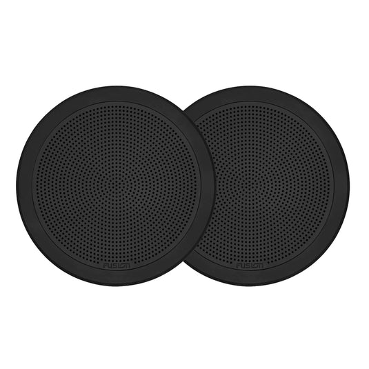 Fusion Fm-f65rb 6"" Black Round Flush Mount Speakers