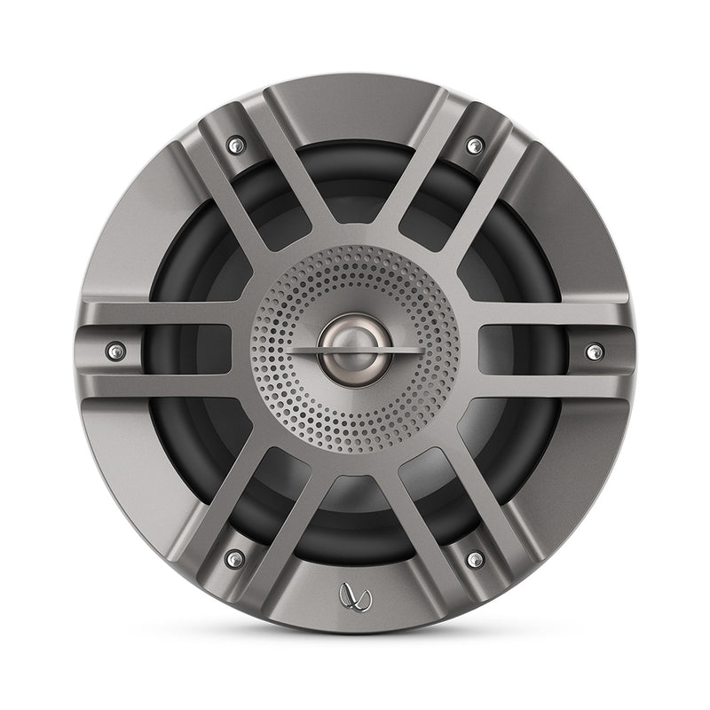 Load image into Gallery viewer, Infinity 6.5&quot; Marine RGB Kappa Series Speakers - Titanium/Gunmetal
