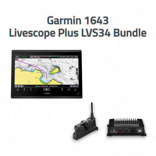 Garmin GPSMAP 1643 and Livescope Plus LVS34 Bundle