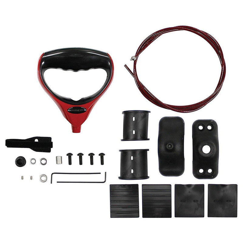 Load image into Gallery viewer, Th Marine G-force Handle And Cable Red With Trolling Motor Clamp
