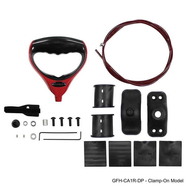 Load image into Gallery viewer, Th Marine G-force Handle And Cable Red With Trolling Motor Clamp
