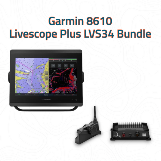 Garmin GPSMAP 8610 and Livescope Plus LVS34 Bundle