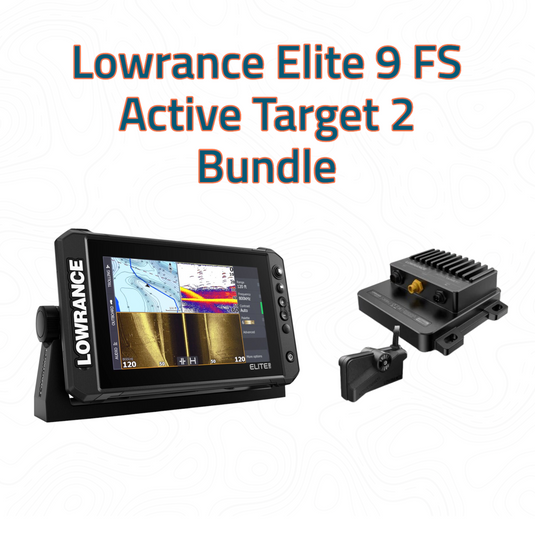 Lowrance Elite 9 FS Active Target 2 Live Sonar Bundle