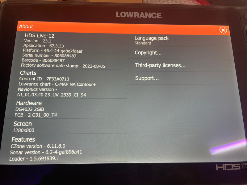 Load image into Gallery viewer, Used Lowrance HDS 12 Live
