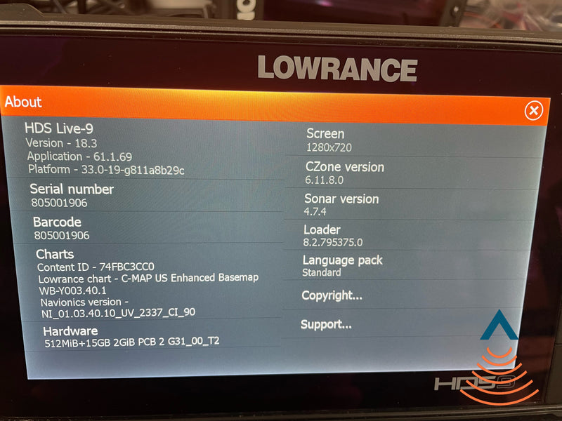 Load image into Gallery viewer, Used Lowrance HDS 9 Live
