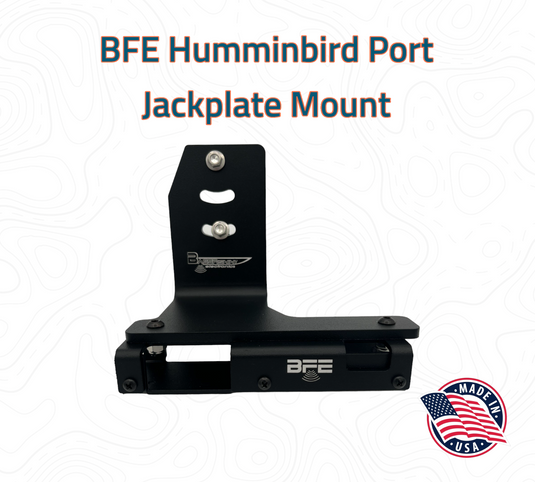 BFE Adjustable Jackplate Mount for Lowrance, Garmin, Humminbird