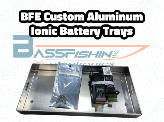 BFE Custom Aluminum Battery Trays w/ Ratchet Strap