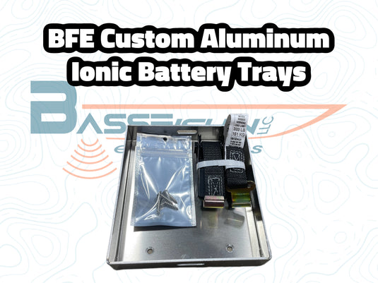 BFE Custom Aluminum Battery Trays w/ Ratchet Strap