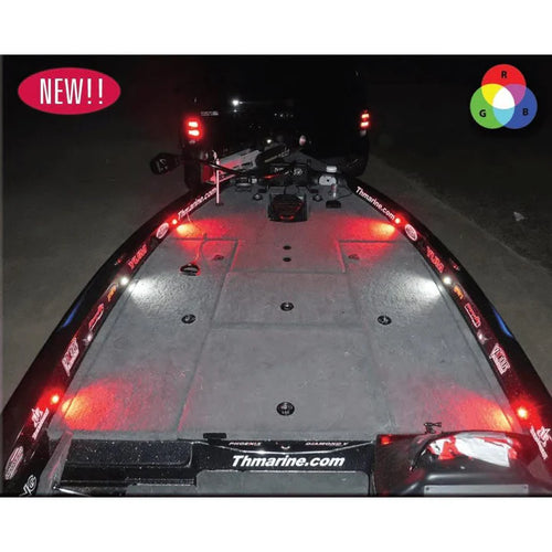 TH Marine 6 Pack High Intensity LED Oval Courtesy Light / Rock Light Kits