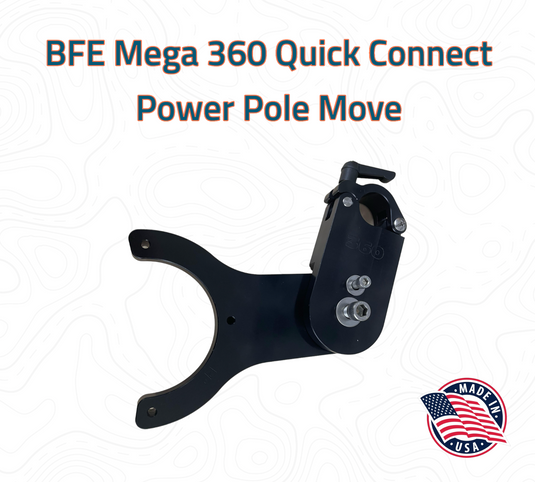 BFE Humminbird Mega 360 Quick Release Removable Mount