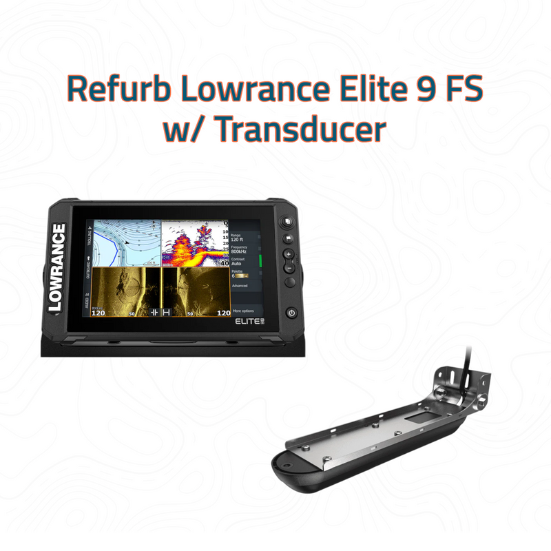 Load image into Gallery viewer, REFURBISHED Lowrance Elite FS 9 Chartplotter/Fishfinder w/Active Imaging™ 3-in-1 Transom Mount Transducer
