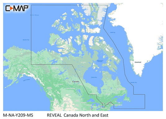 C-map Reveal Coastal Canada North And East