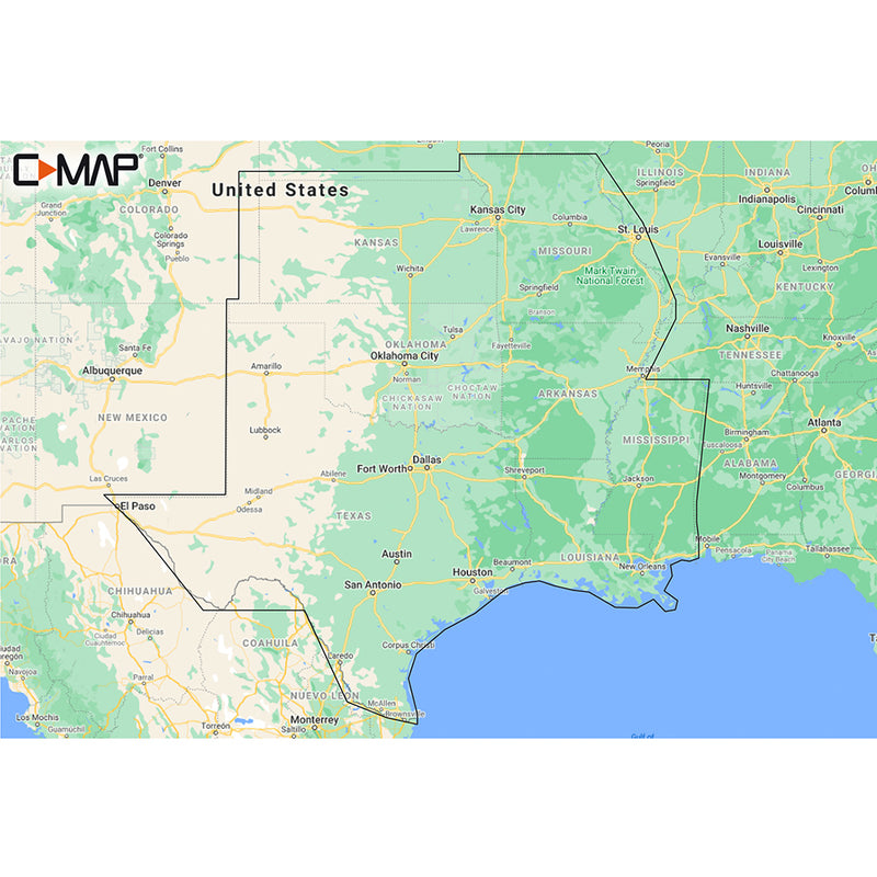 Load image into Gallery viewer, C-MAP M-NA-Y215-MS US Lakes South Central REVEAL™ Inland Chart
