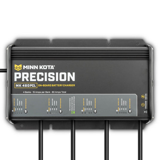 Minn Kota On-Board Precision Charger MK-460 PCL 4 Bank x 15 AMP LI Optimized Charger