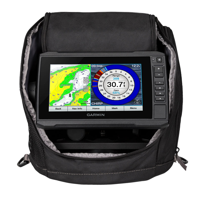 Load image into Gallery viewer, Garmin ECHOMAP™ UHD 73cv Ice Fishing Bundle w/GT10HN-IF Transducer
