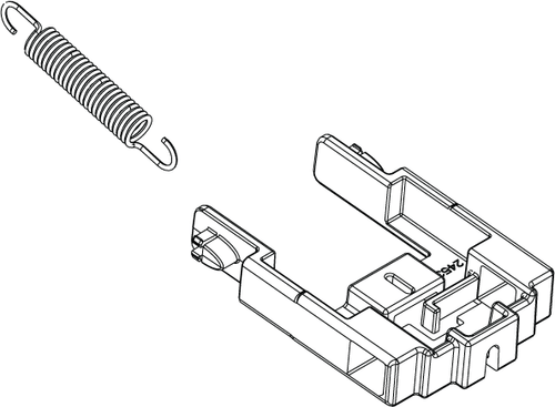 Lowrance Ghost Front Latch Guide 000-15296-001