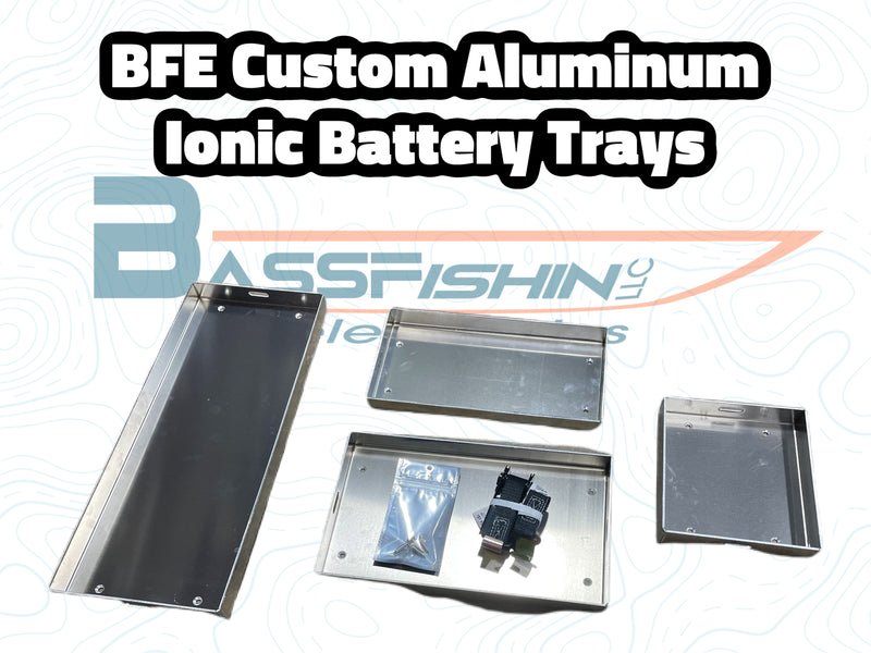 Load image into Gallery viewer, BFE Custom Aluminum Battery Trays w/ Ratchet Strap
